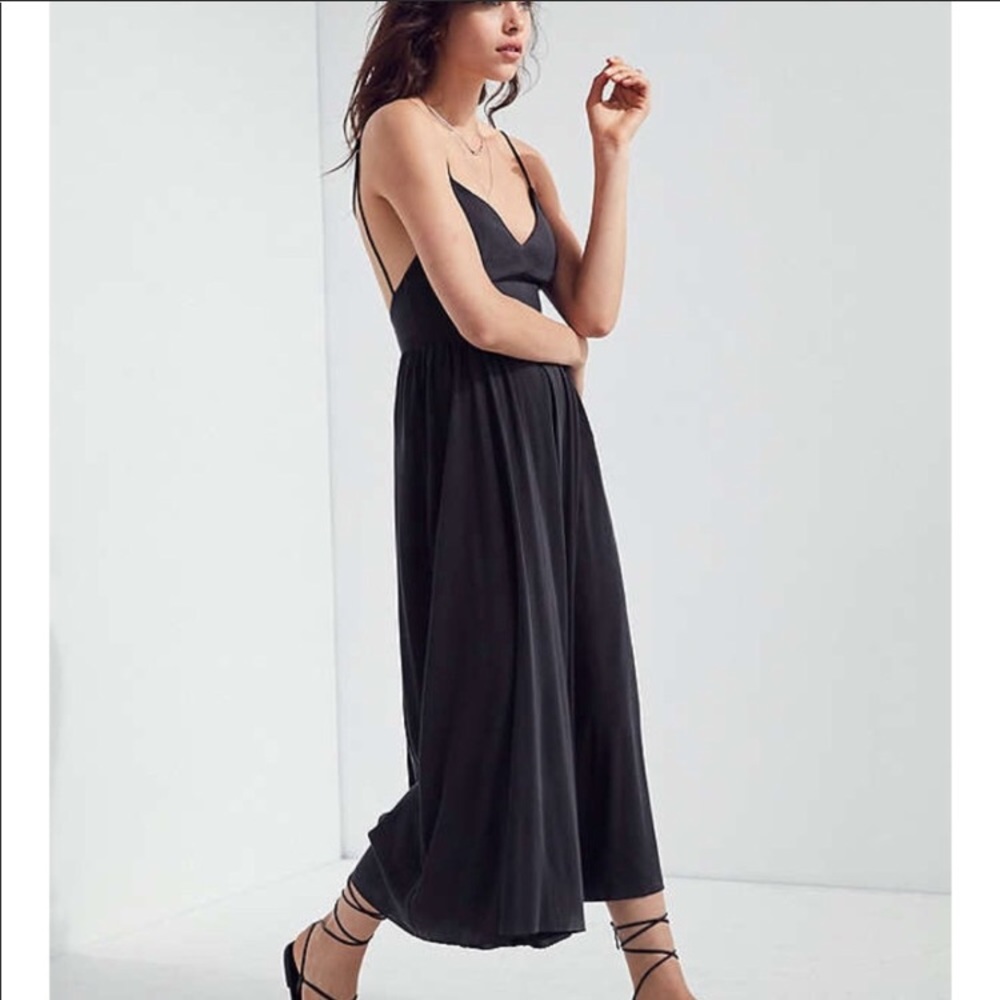 Urban Outfitters Culotte Jumper- Black